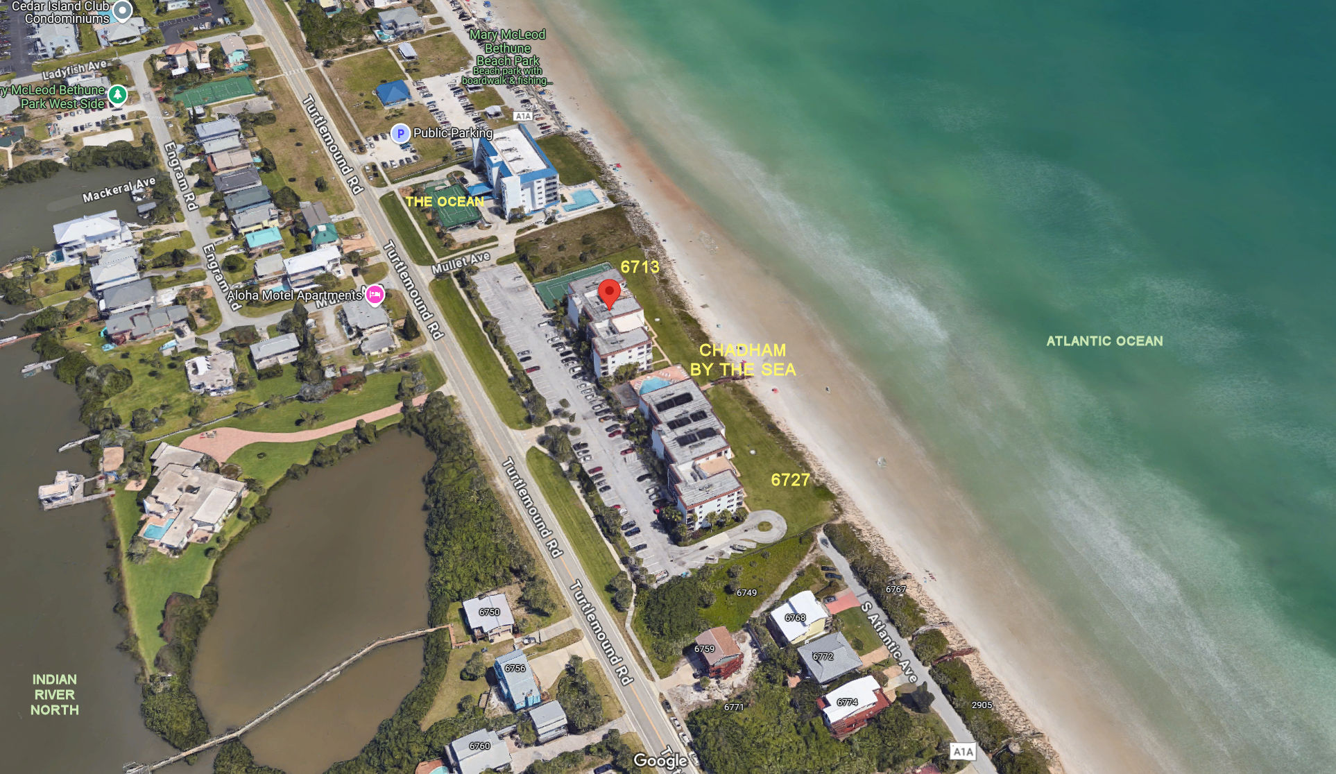 Aerial photo of Chadham by the Sea 6713 & 6727