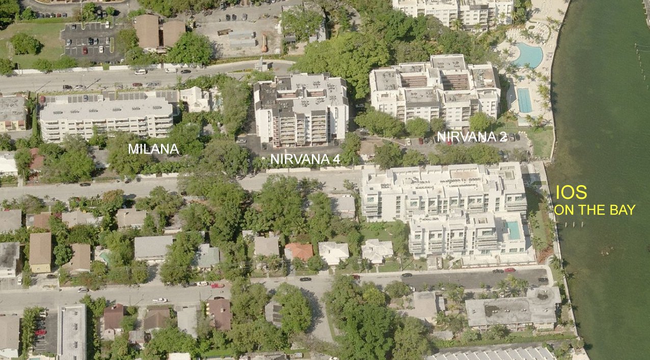 Aerial photo of Ios on the Bay