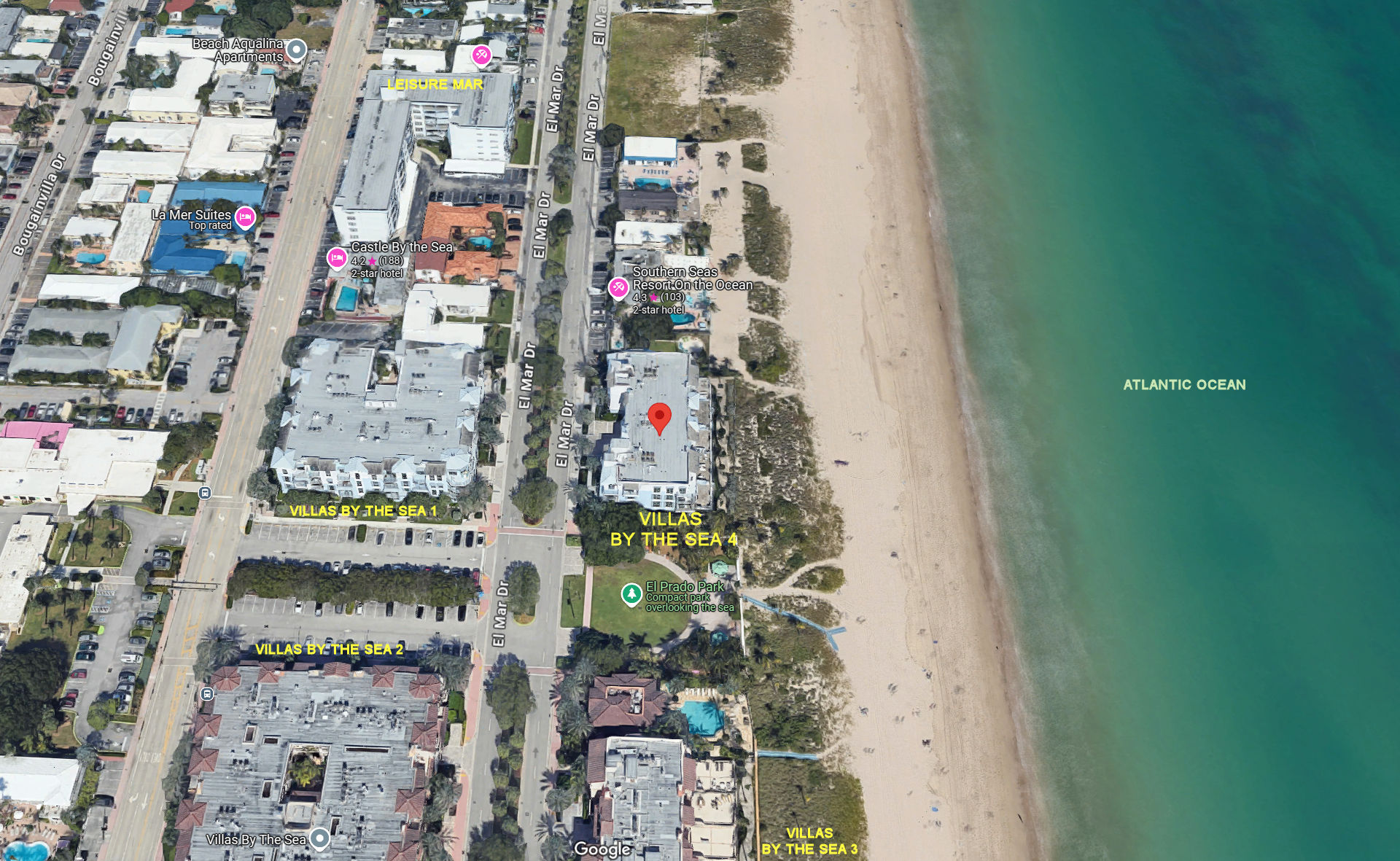 Aerial photo of Villas by the Sea 4