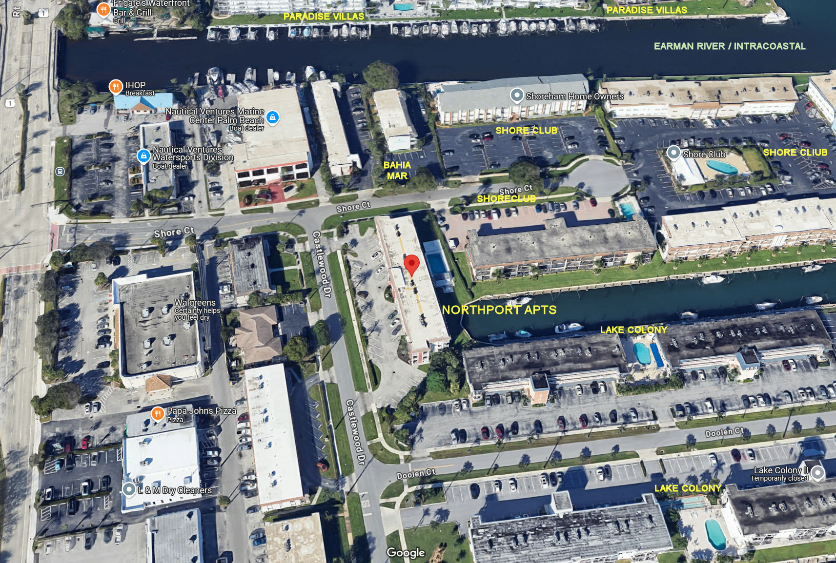 Aerial photo of Northport Apts