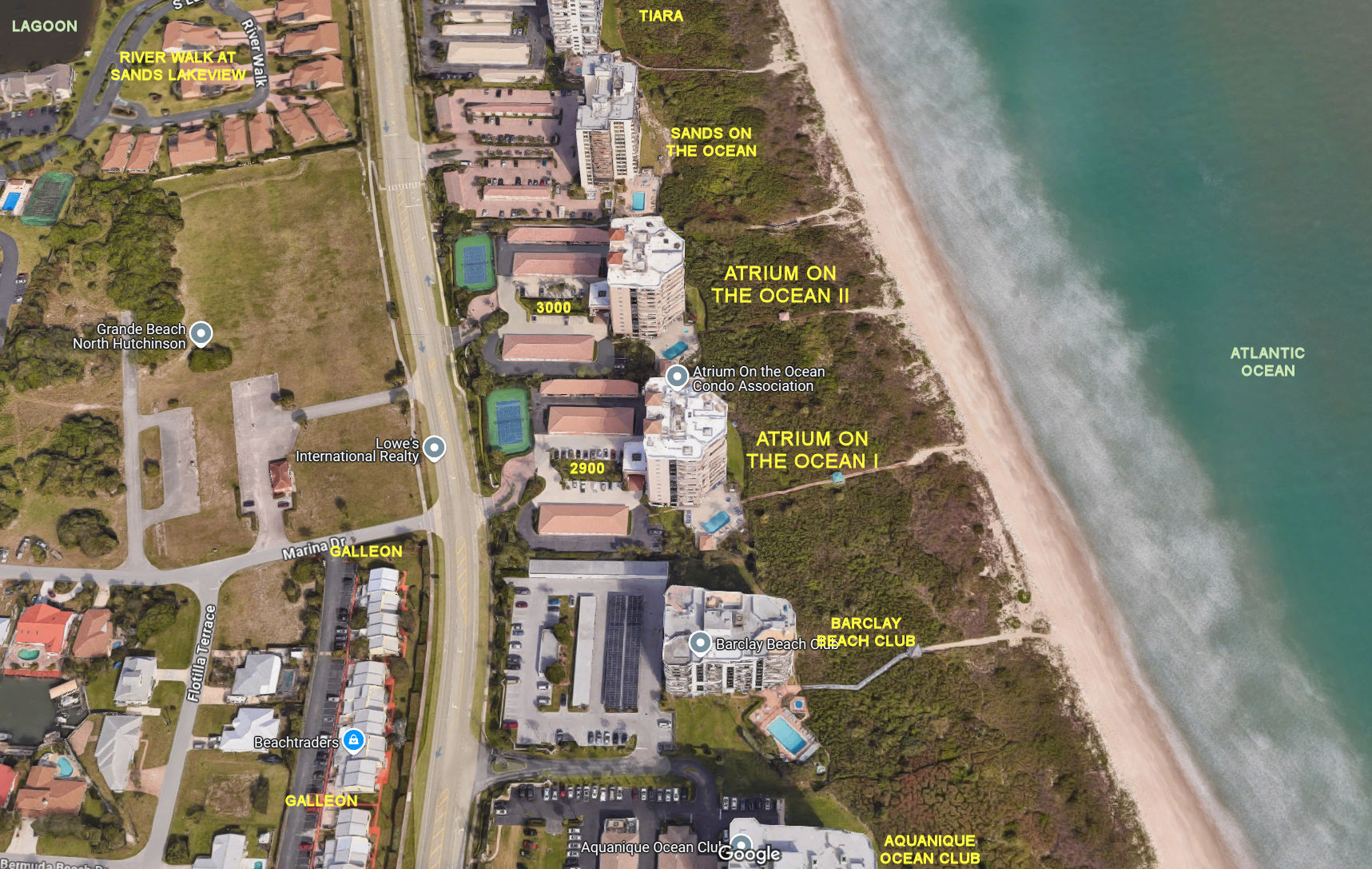 Aerial photo of Atrium on the Ocean I