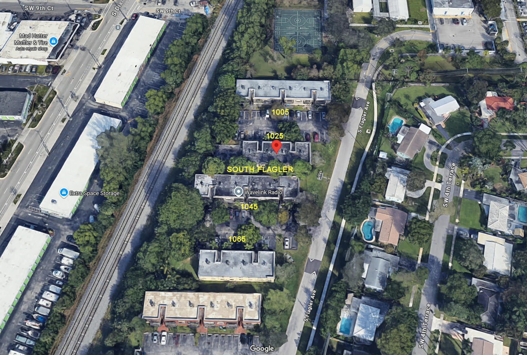 Aerial photo of South Flagler