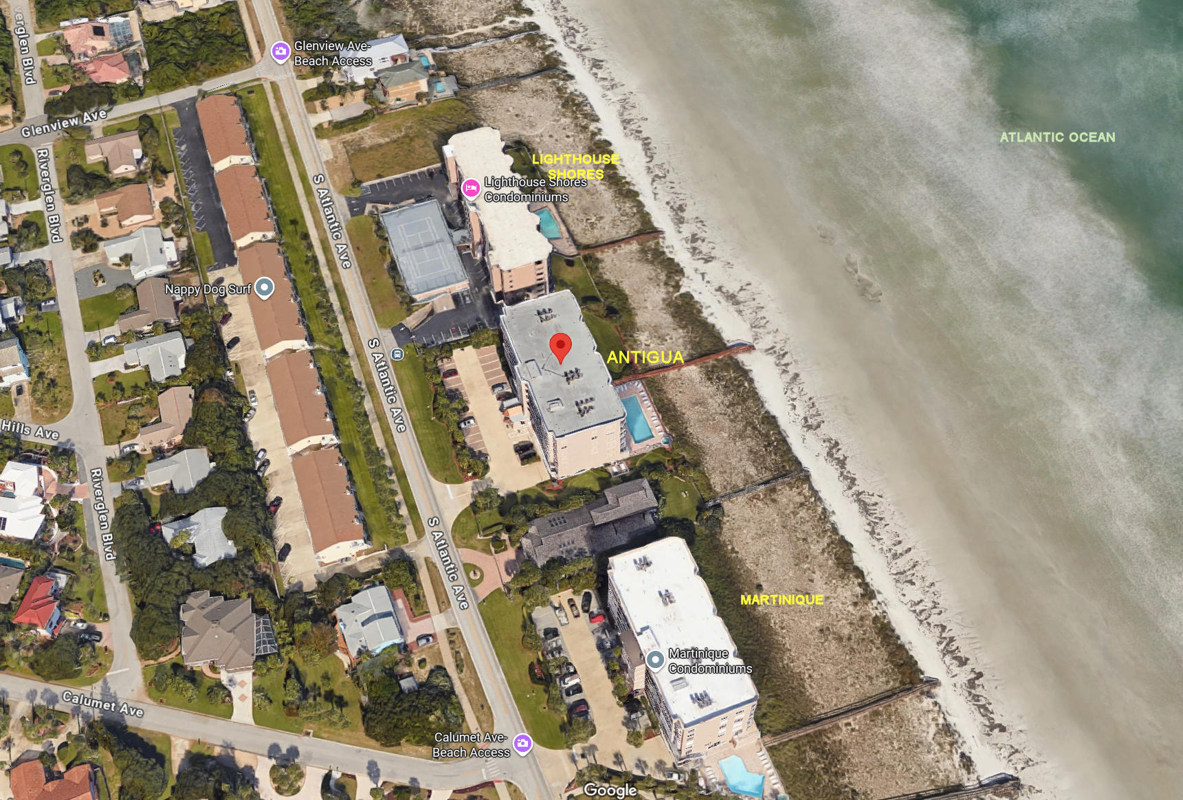 Aerial photo of Antigua