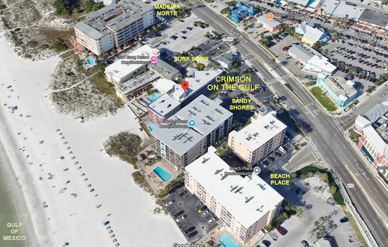 Aerial photo of Crimson on the Gulf