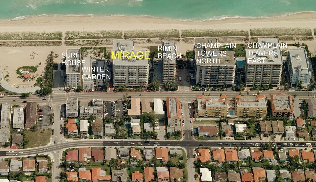 Aerial photo of Mirage