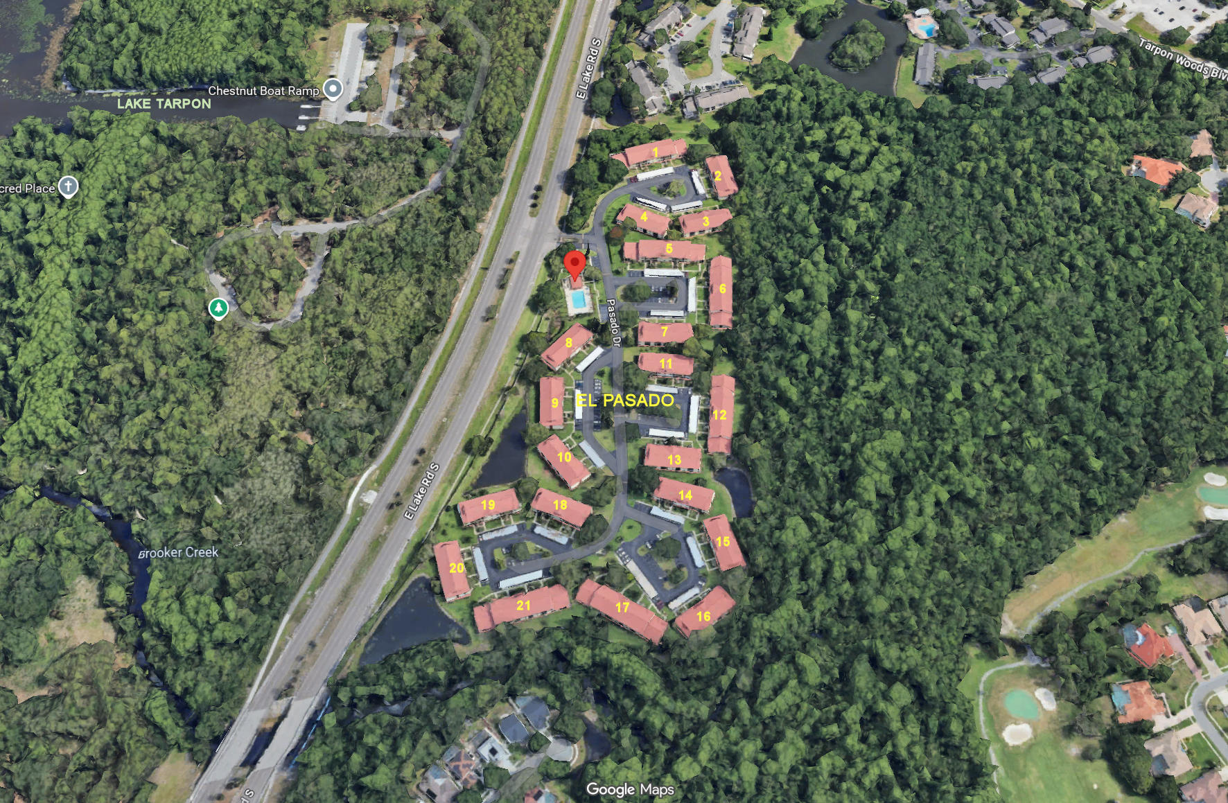 Aerial photo of el Pasado