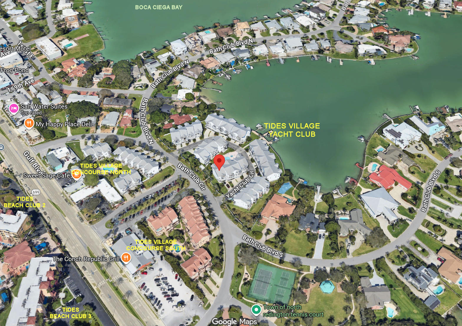 Aerial photo of Tides Village - Yacht Club