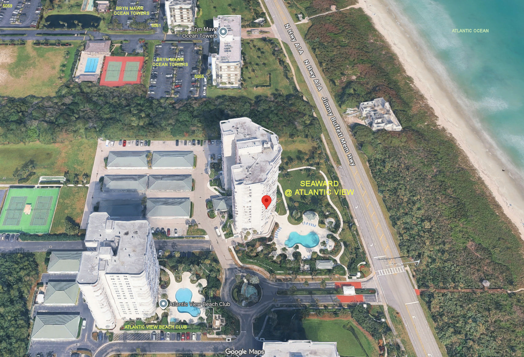 Aerial photo of Seaward at Atlantic View