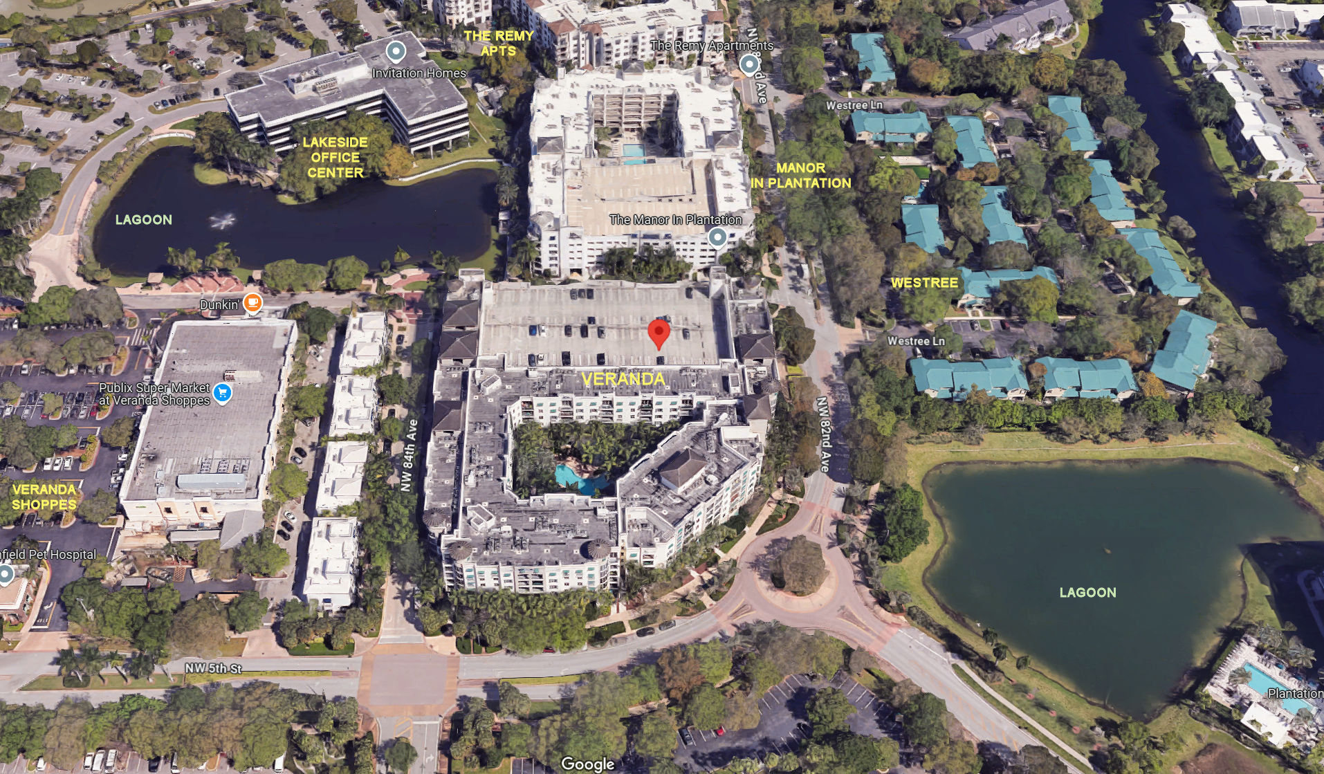 Aerial photo of Veranda