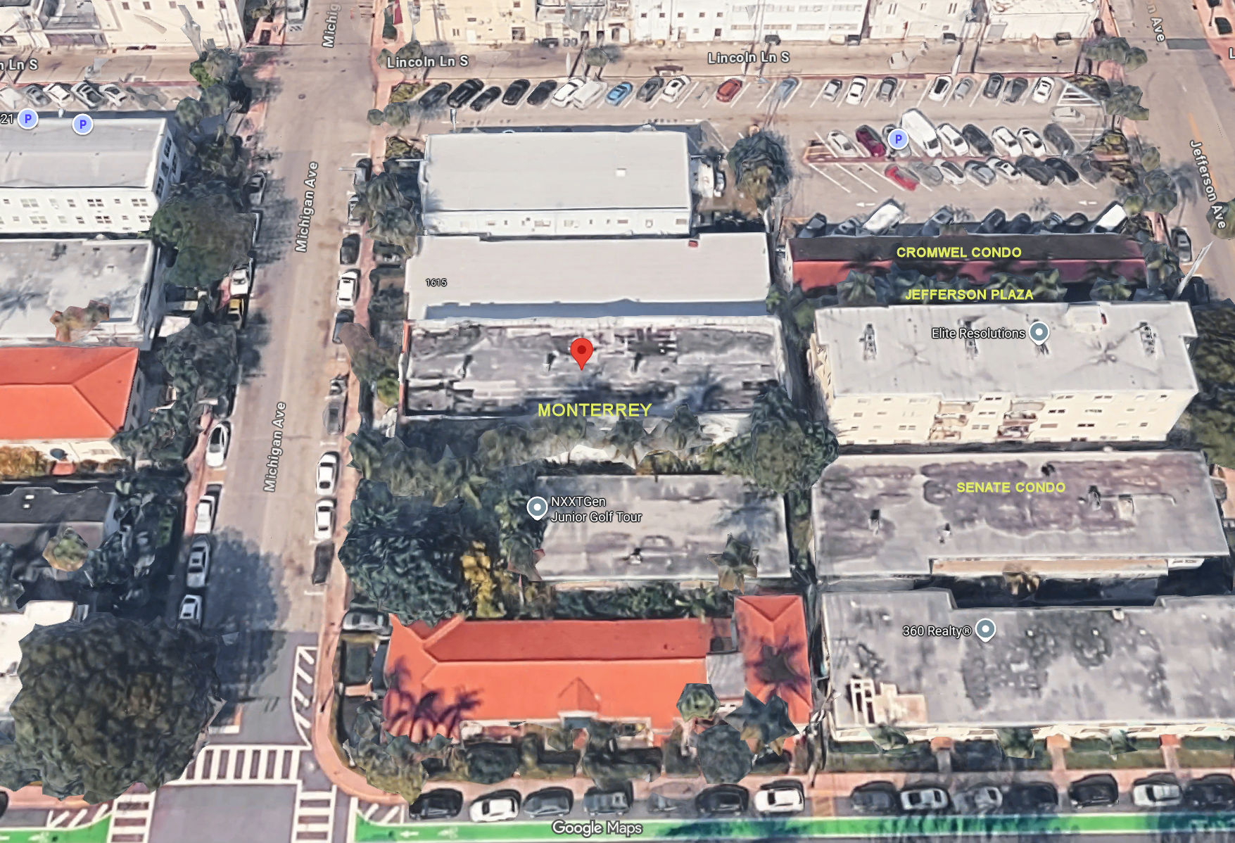 Aerial photo of Monterrey