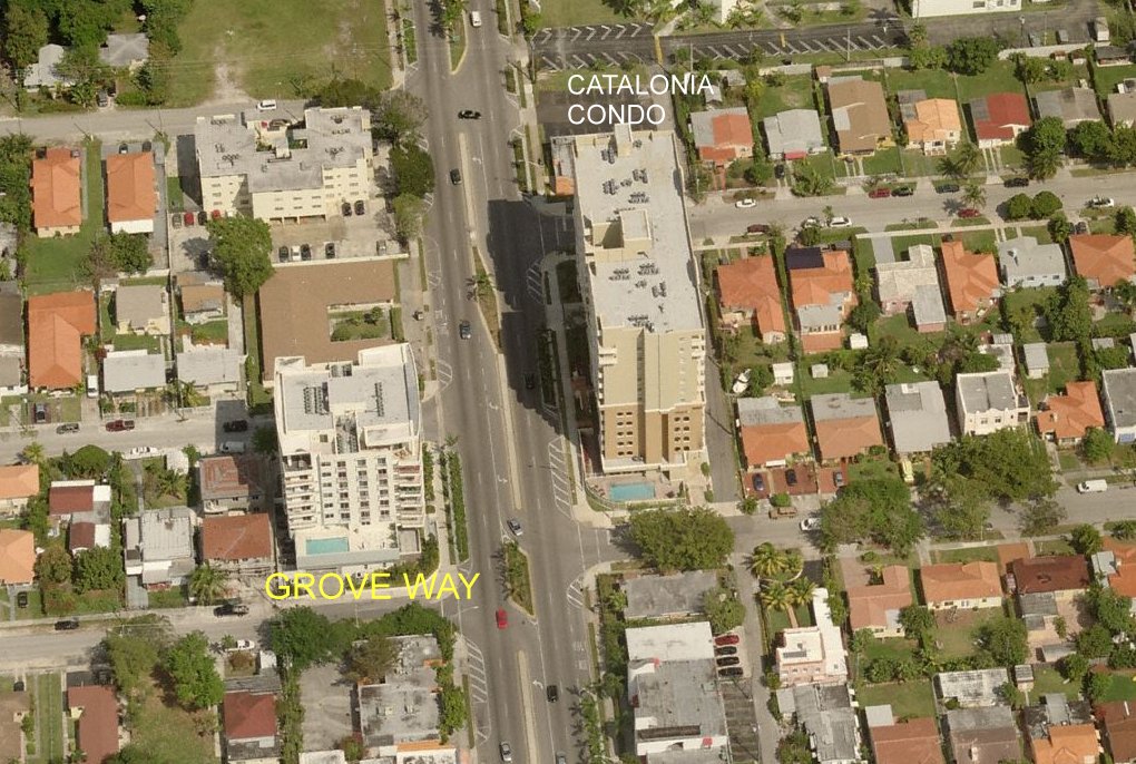 Aerial photo of GroveWay