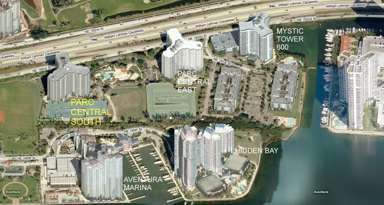 Aerial photo of Parc Central South