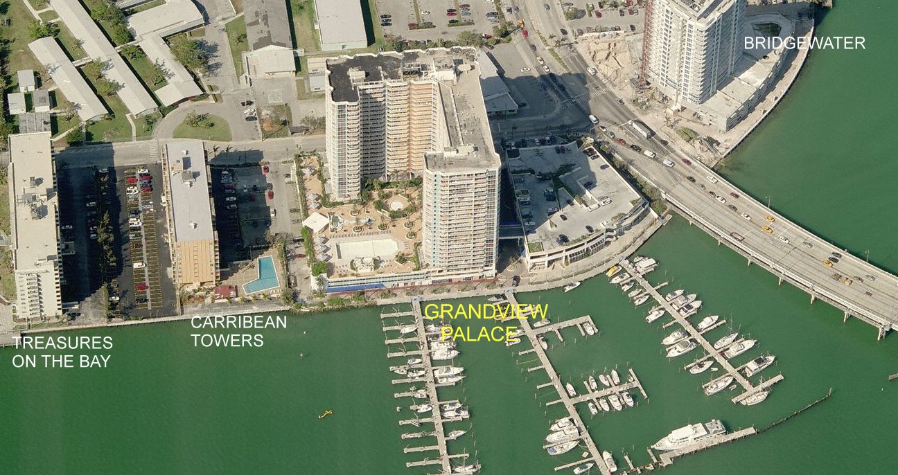 Aerial photo of Grand View Palace