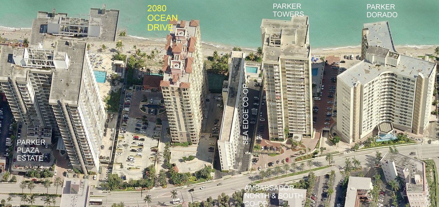 Aerial photo of 2080 Ocean Drive