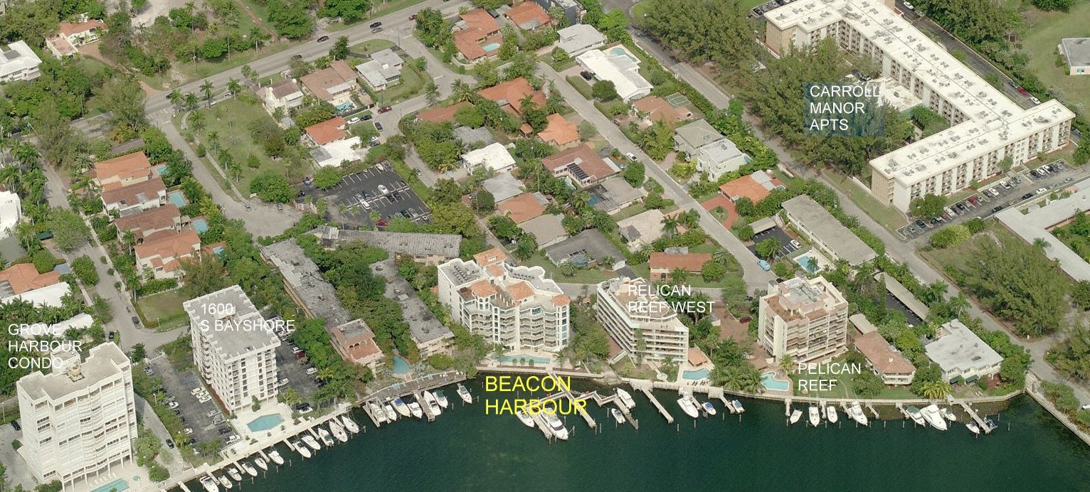 Aerial photo of Beacon Harbour