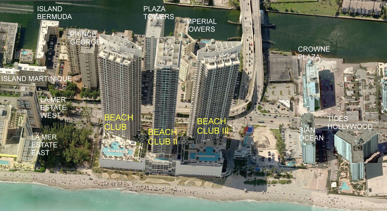 Aerial photo of Beach Club 2