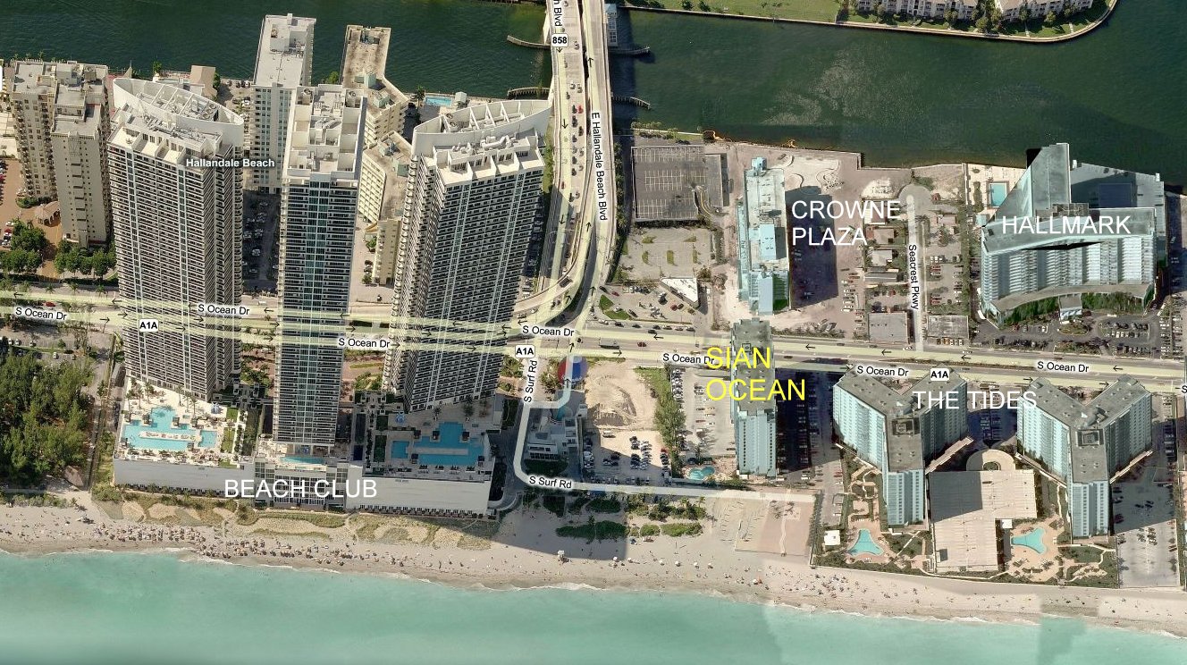 Aerial photo of Sian Ocean