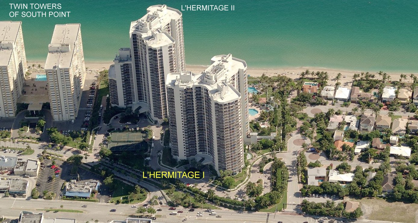 Aerial photo of L'Hermitage 1