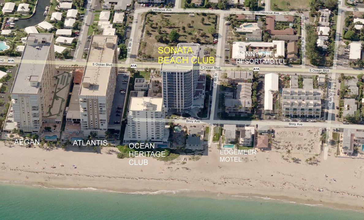 Aerial photo of Sonata Beach Club