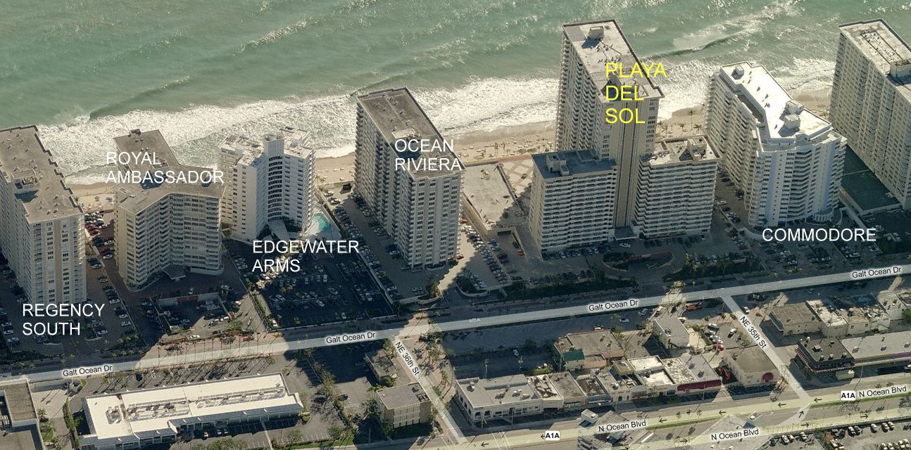 Aerial photo of Playa del Sol
