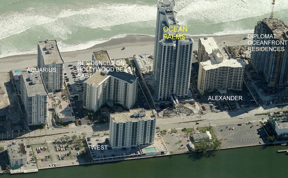 Aerial photo of Ocean Palms