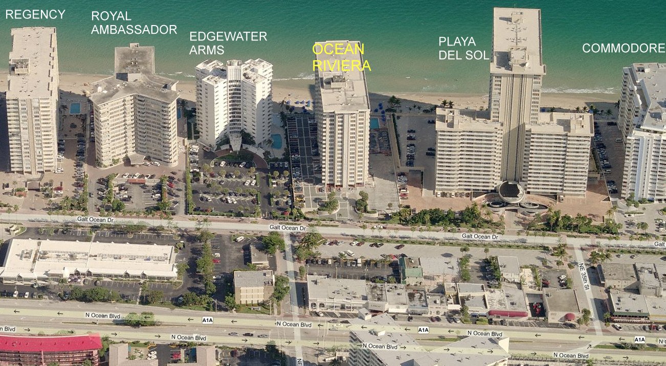 Aerial photo of Ocean Riviera