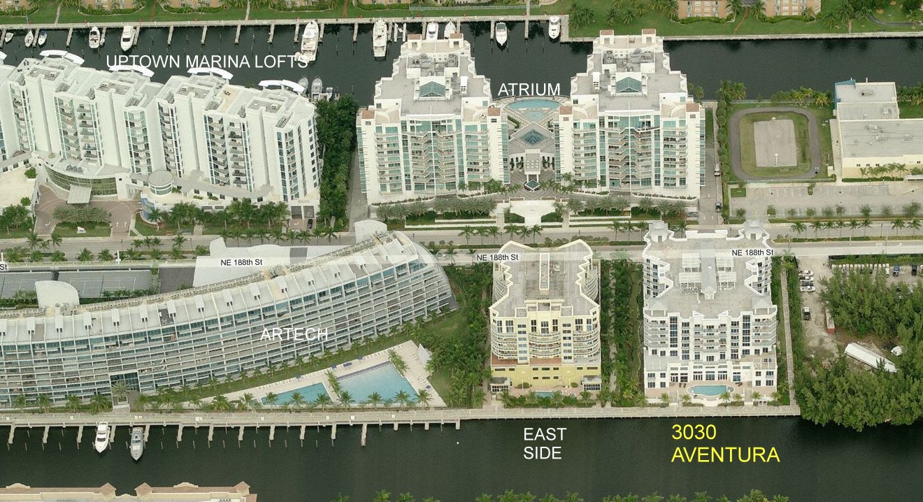 Aerial photo of 3030 Aventura