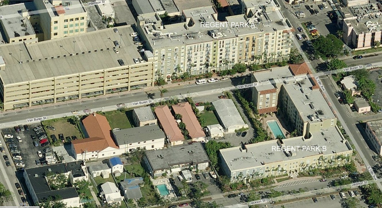 Aerial photo of Regent Park B