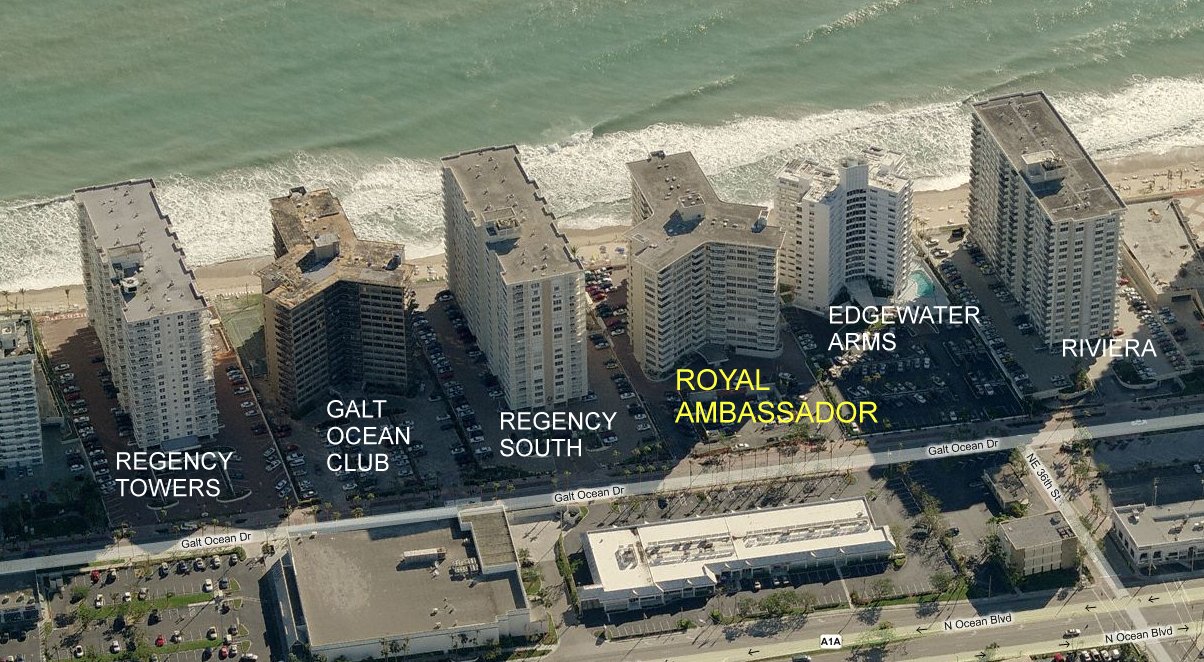Aerial photo of Royal Ambassador