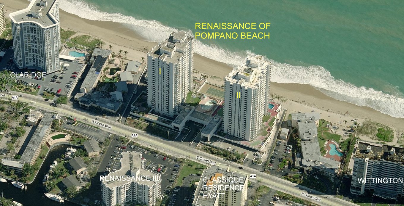 Aerial photo of Renaissance Pompano Beach 1