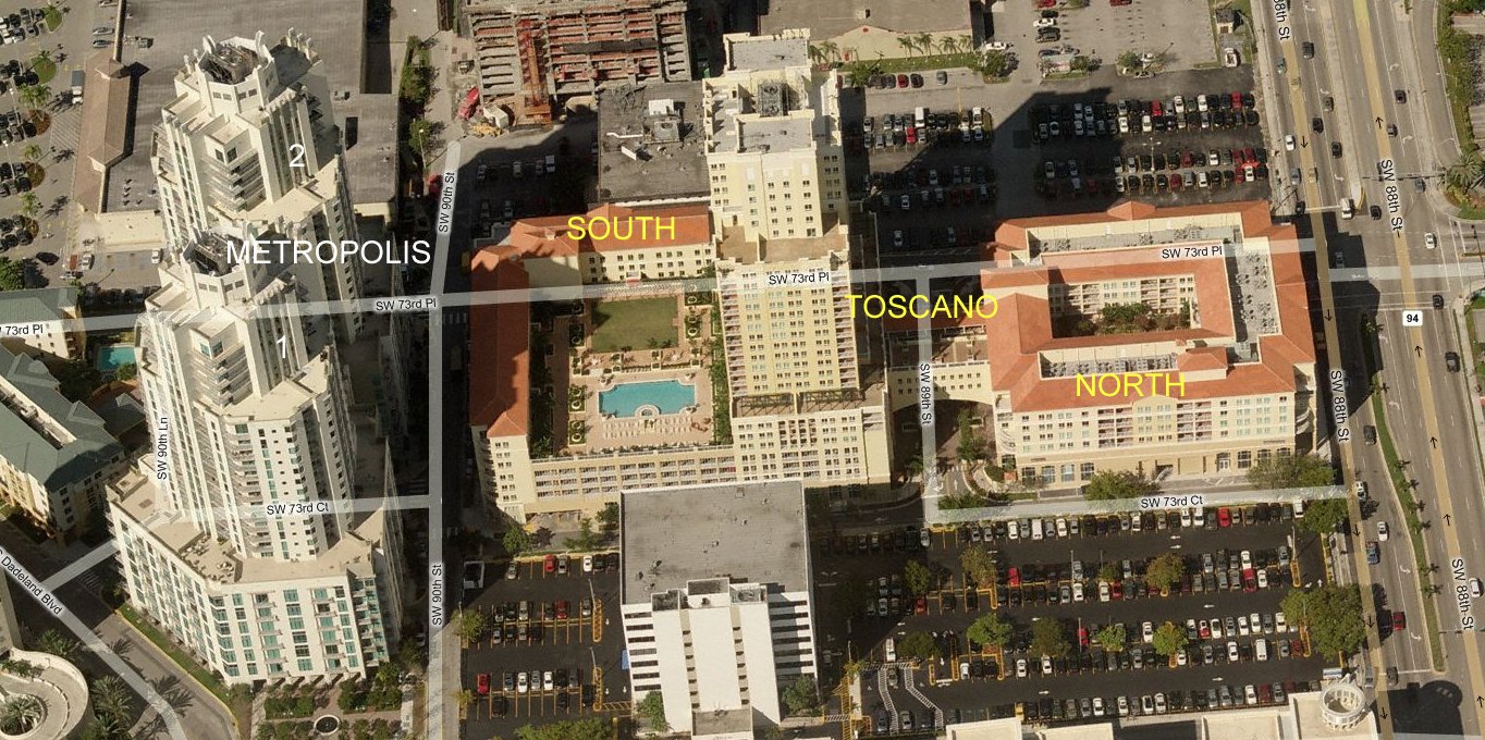 Aerial photo of Toscano South