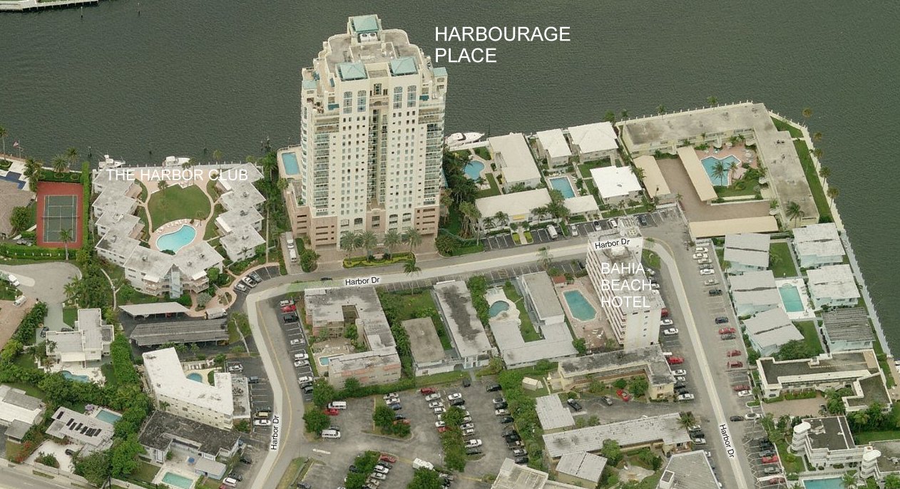 Aerial photo of Harbourage Place
