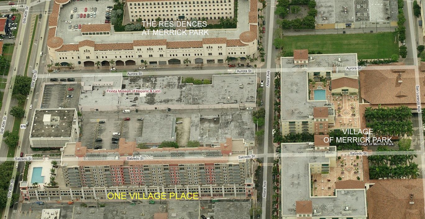 Aerial photo of One Village Place