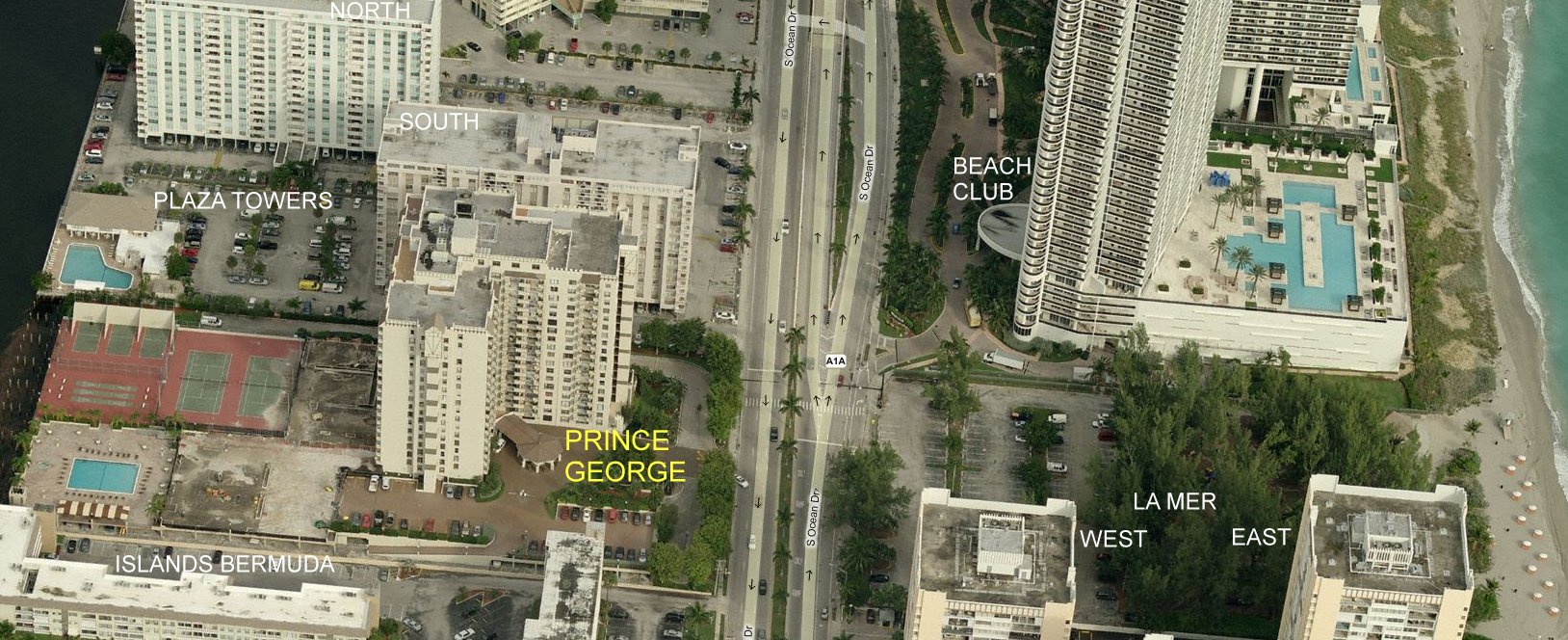 Aerial photo of Prince George