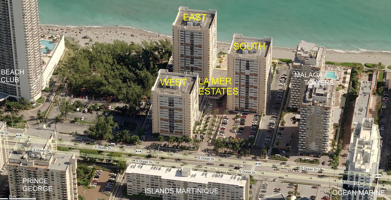 Aerial photo of La Mer South