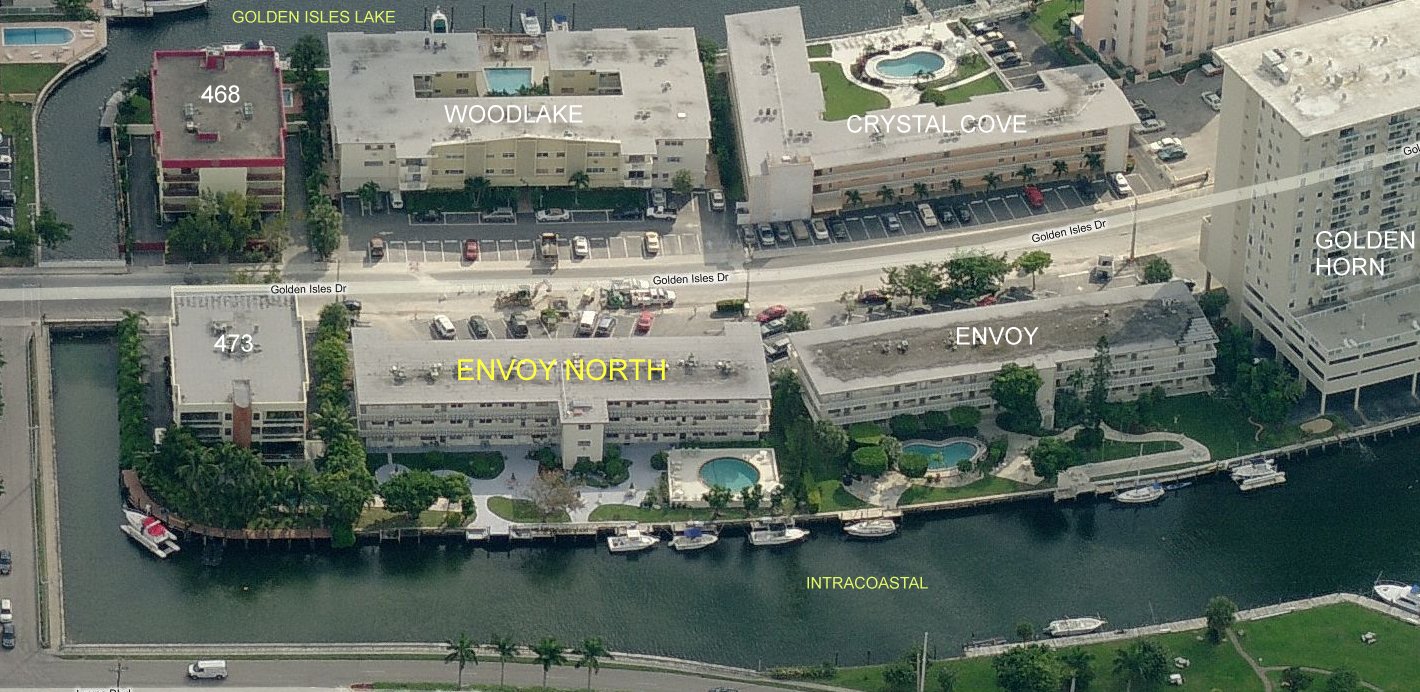 Aerial photo of Envoy North