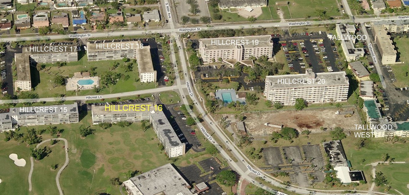 Aerial photo of Hillcrest Country Club 16