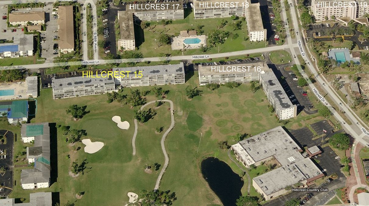 Aerial photo of Hillcrest Country Club 15