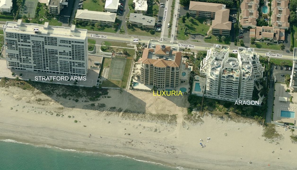 Aerial photo of Luxuria