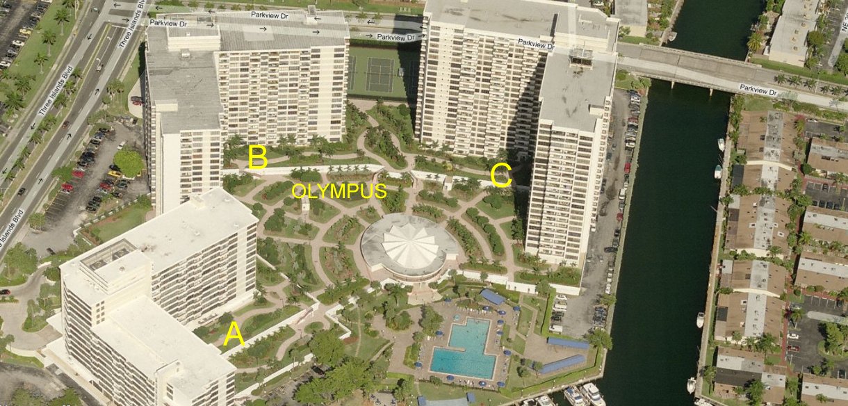 Aerial photo of Olympus B