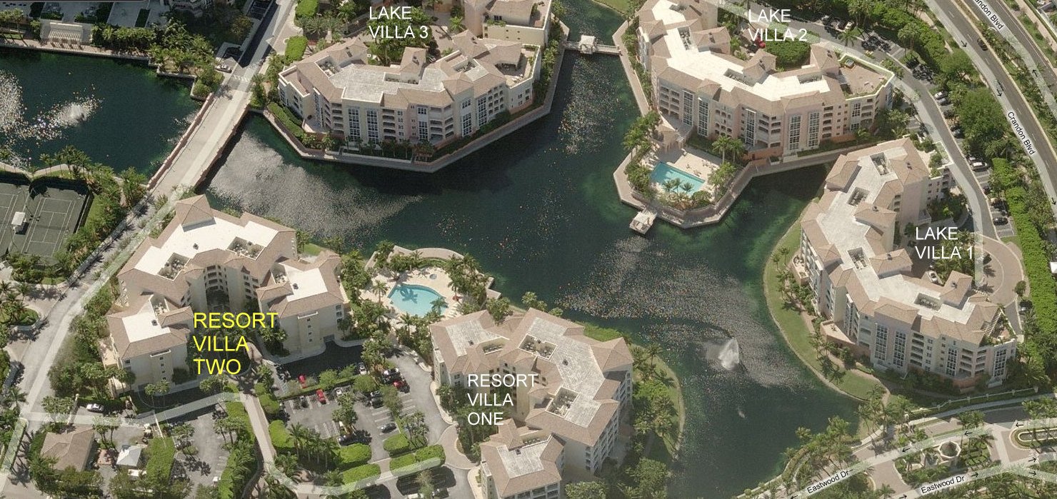 Aerial photo of Resort Villa 2