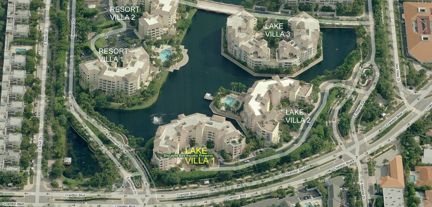 Aerial photo of Lake Villa 1