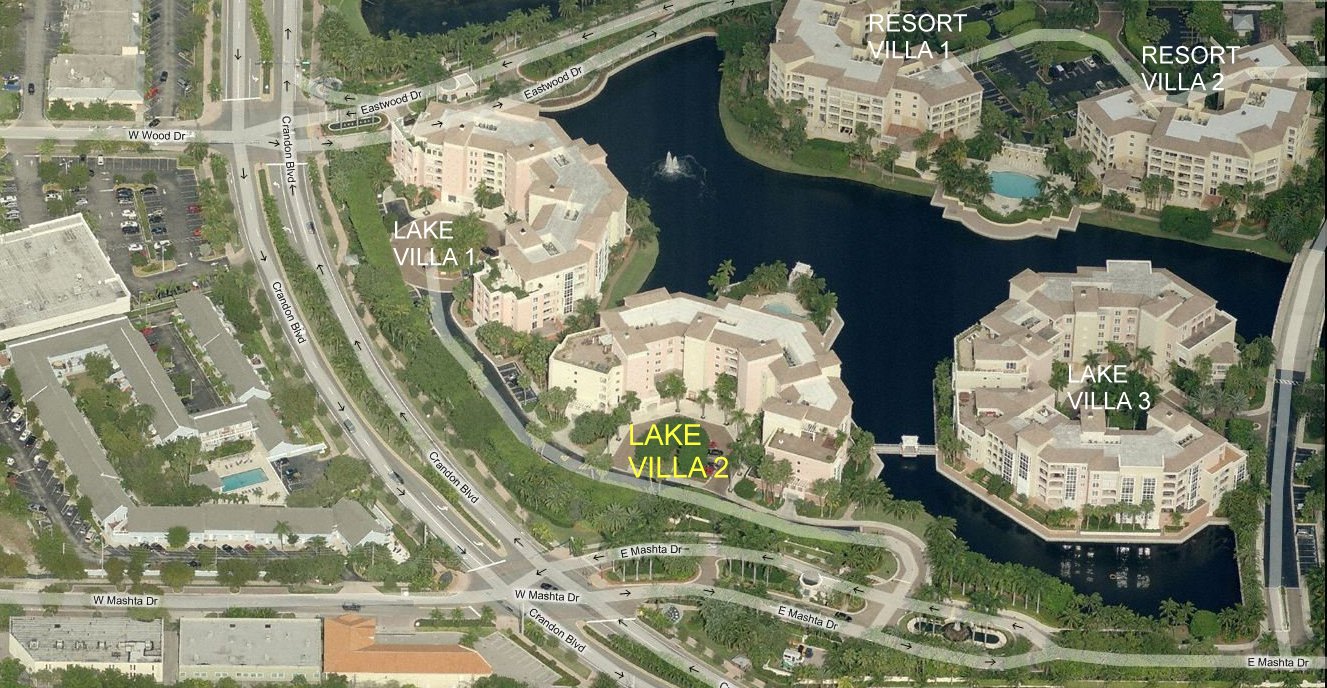Aerial photo of Lake Villa 2