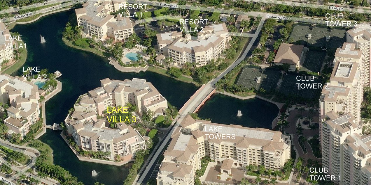 Aerial photo of Lake Villa 3