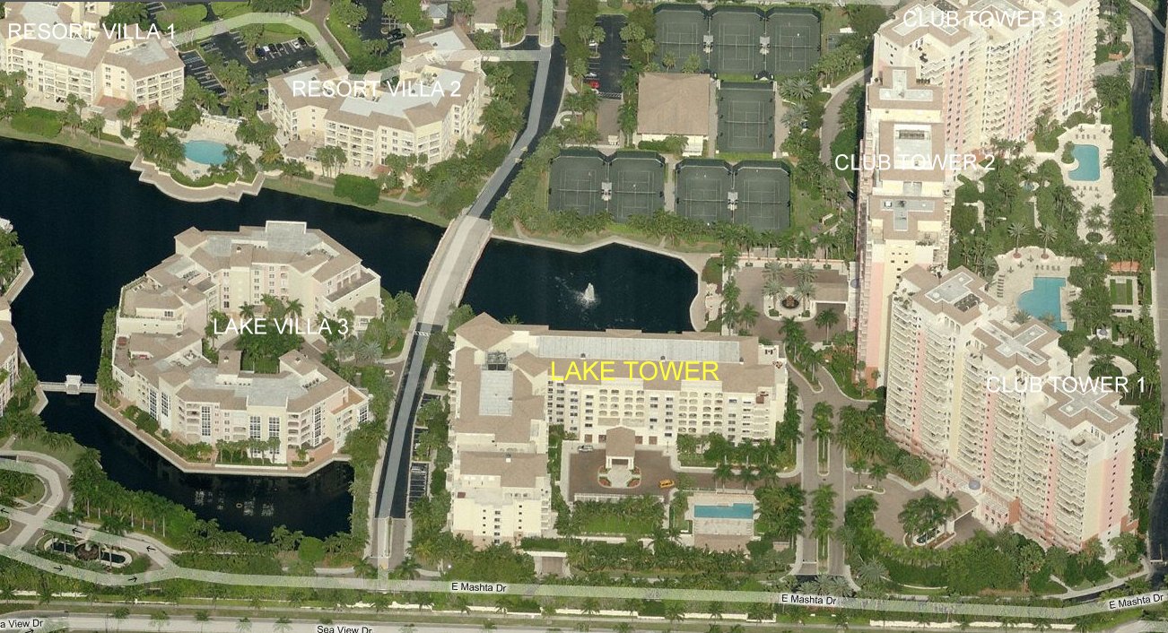 Aerial photo of Lake Tower
