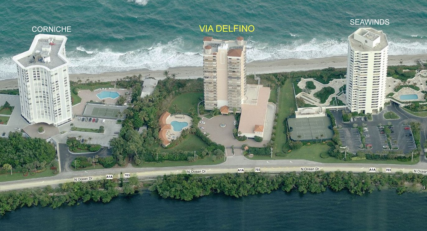 Aerial photo of Via Delfino