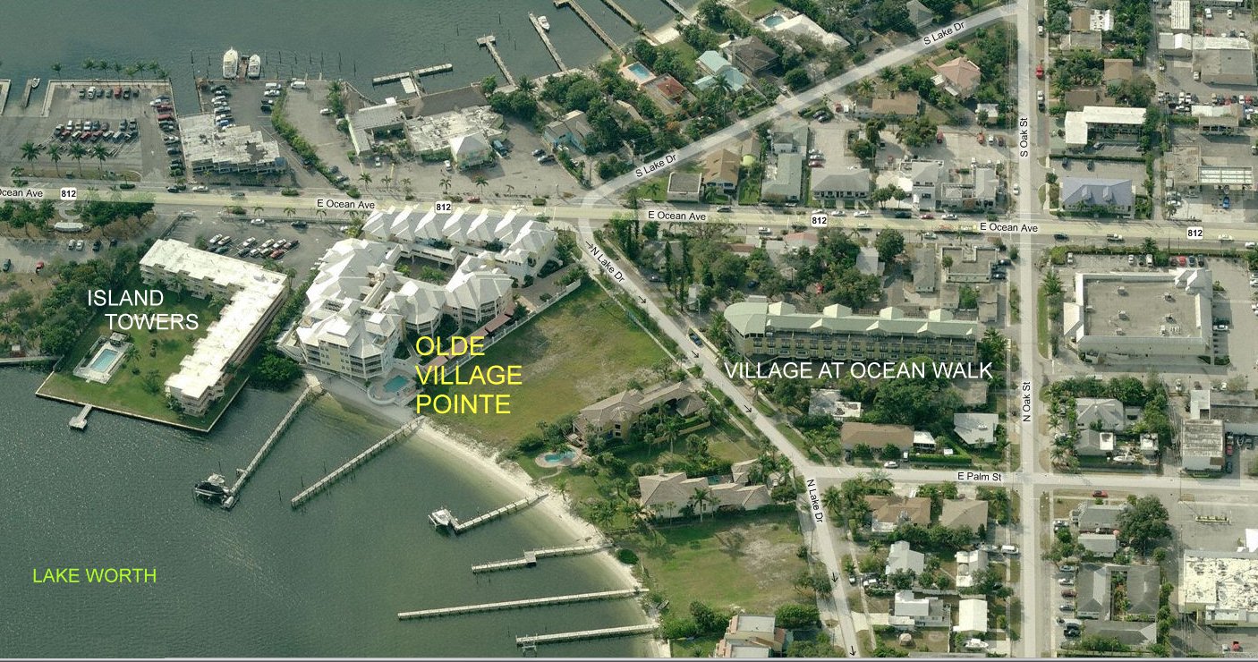 Aerial photo of Olde Village Pointe