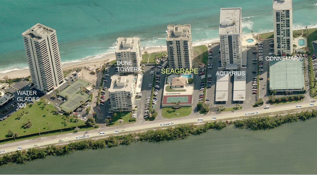 Aerial photo of Seagrape