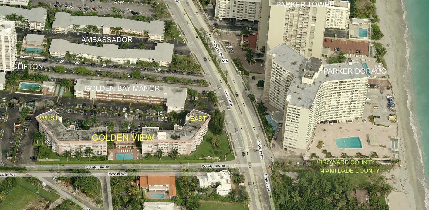 Aerial photo of Golden View