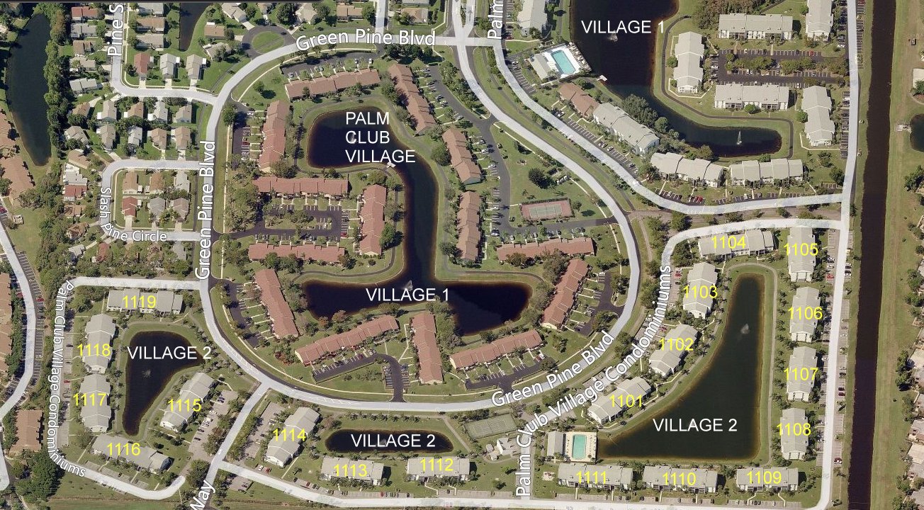 Aerial photo of Palm Club Village II